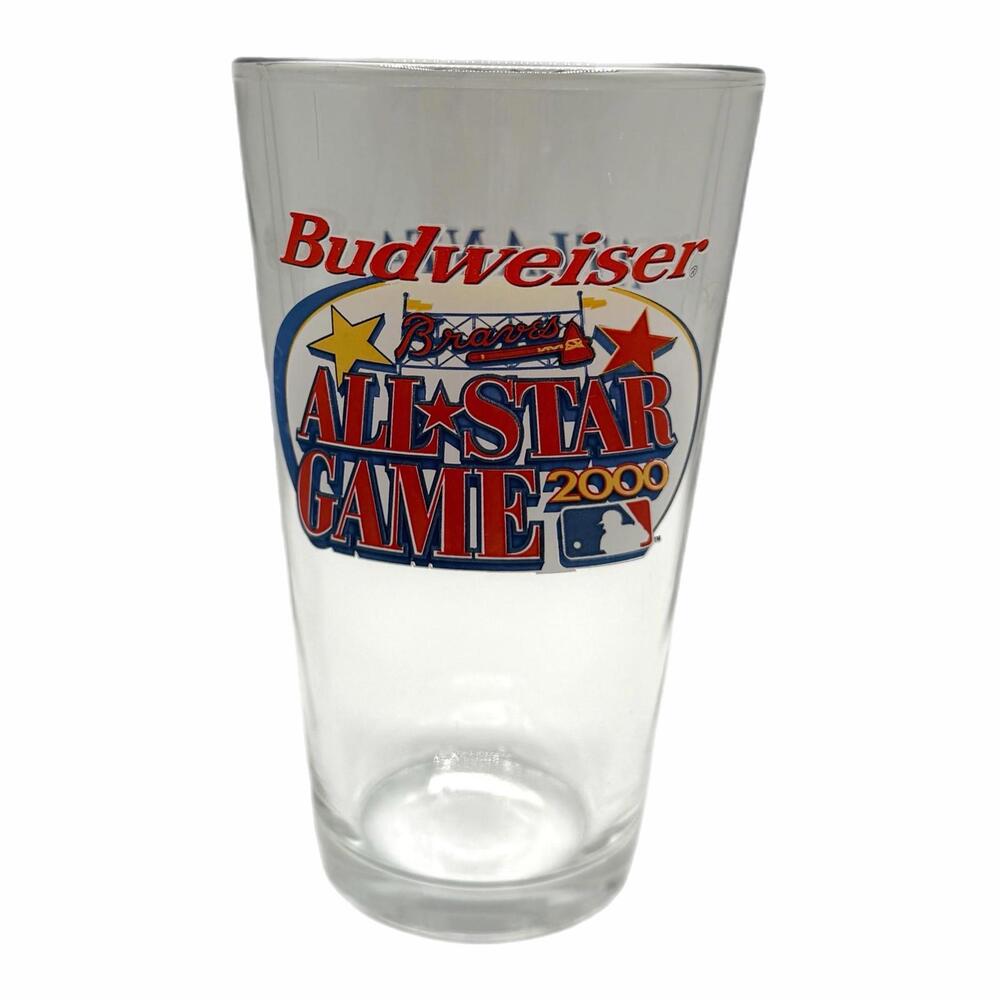 Vintage Budweiser All-Star Game 2000 Pint Glass Tumbler – Atlanta
